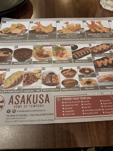 Asakusa: Home Of Tempura restaurant, Pasig, H3PJ+J63 .